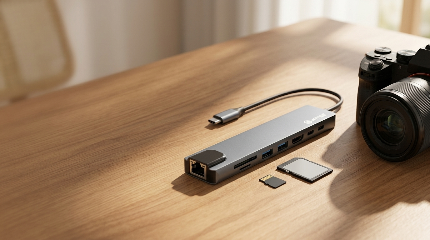 Lire des cartes SD et microSD via un hub USB-C (pour photographes et vidéastes)