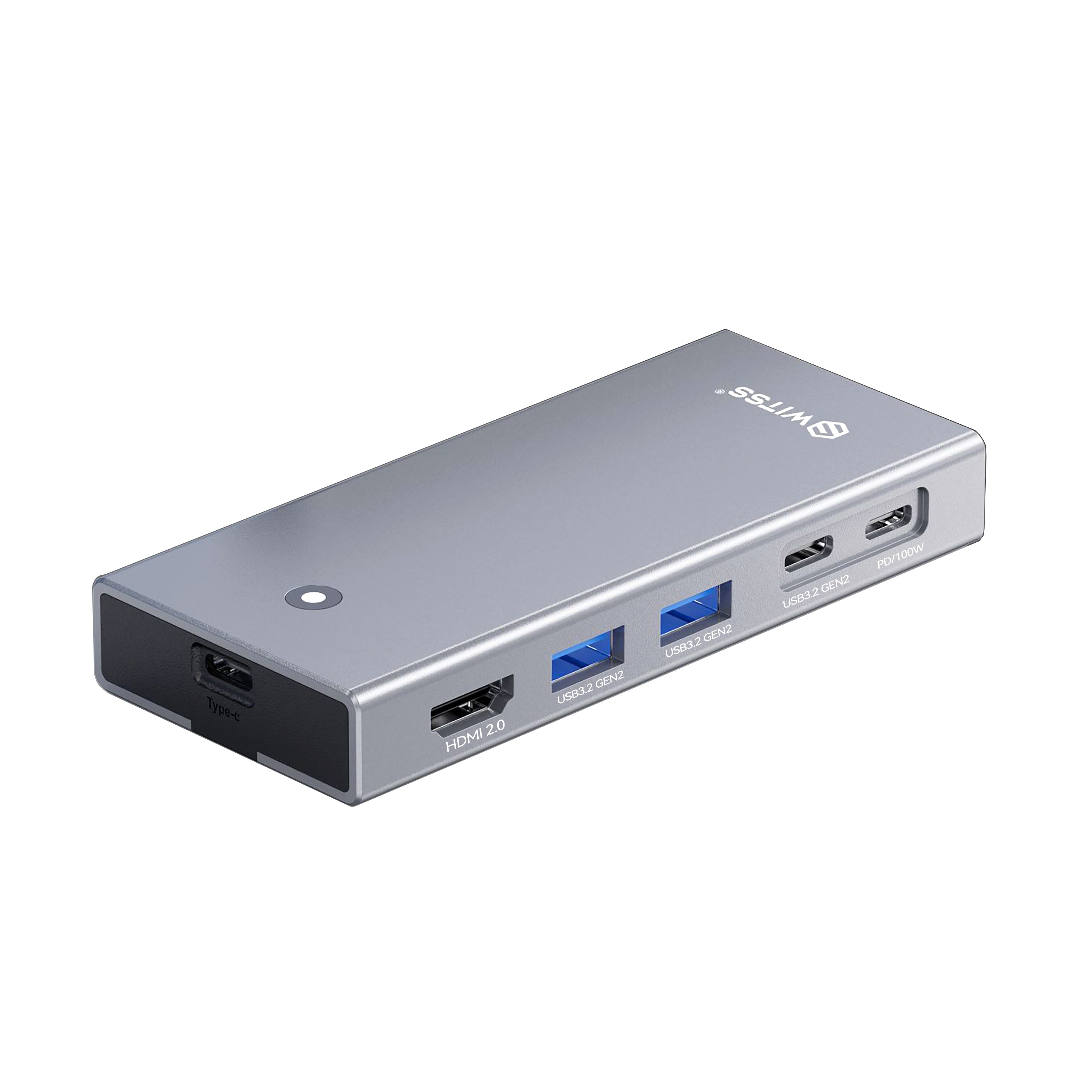 Switss® - Hub USB-C 5 en 1 avec boîtier SSD M.2 intégré