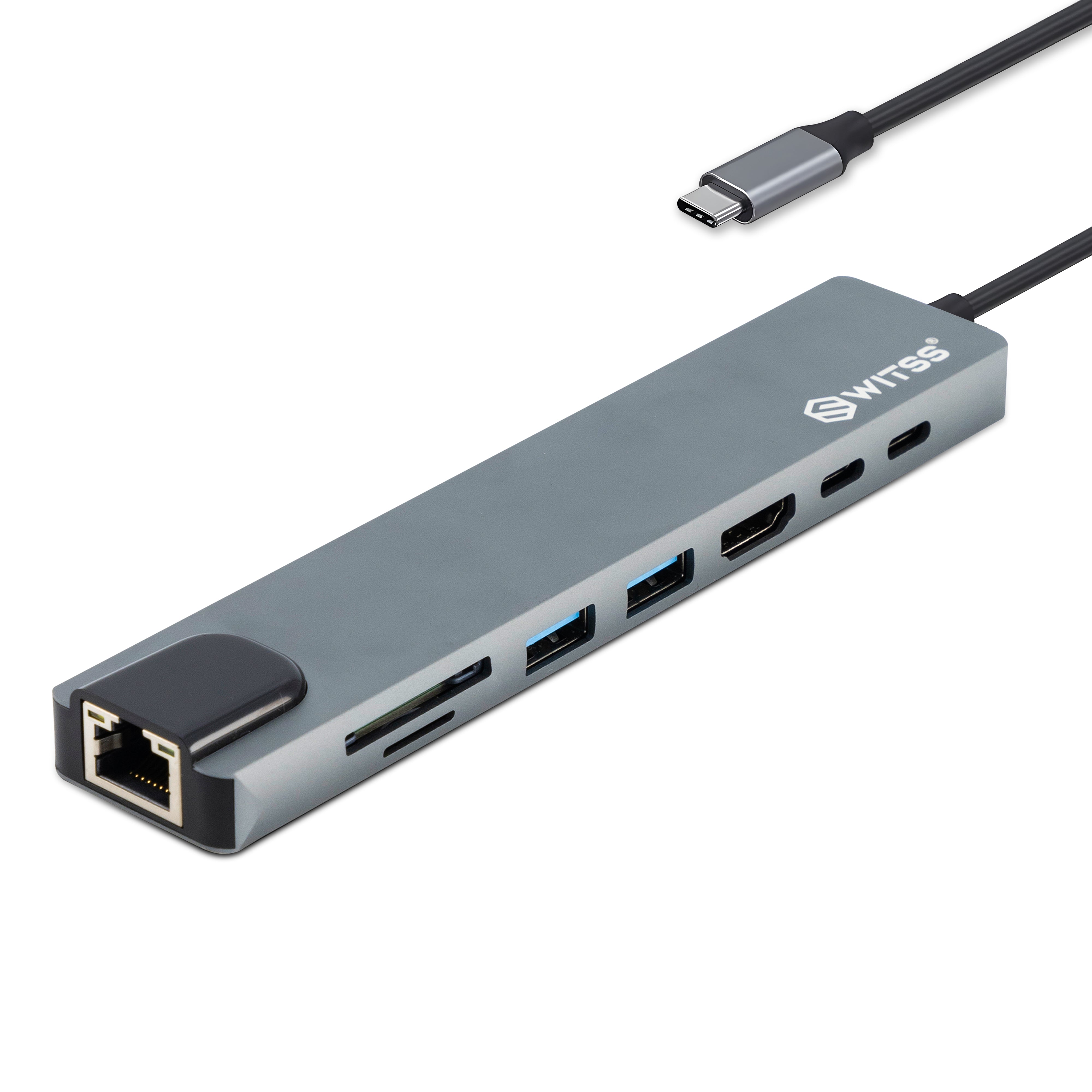 Switss® Hub USB-C 8 en 1